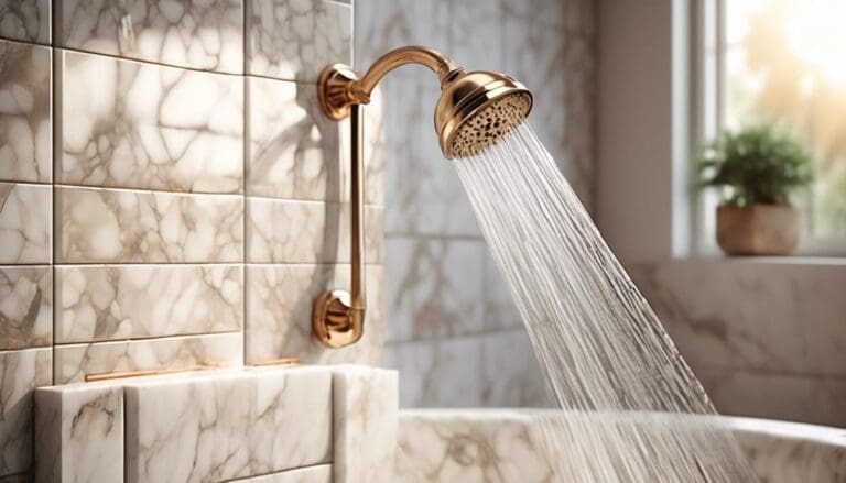 easy installation of wall mounted shower head